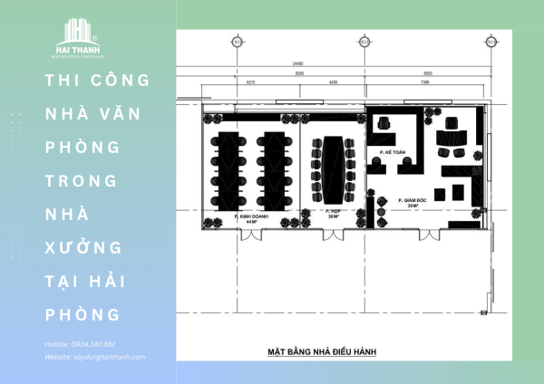 Thi công nhà văn phòng trong nhà xưởng tại Hải Phòng – Dự án thực tế từ Hải Thành